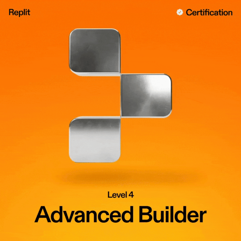 Replit Certification, Level 4 Advanced Builder